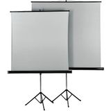 Hama HAMA PROJECTIE SCHERM 155X155 WIT/ZILVER