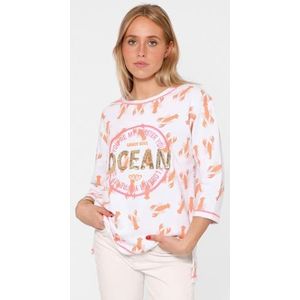 Zwillingsherz Shirt met lange mouwen Shirt "Ocean Sandy Soul"