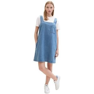 Tom Tailor Denim Midi-jurk met opgestikte borstzak