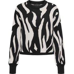 Only Gebreide trui ONLMONTANA LS JQ O-NECK CC KNT