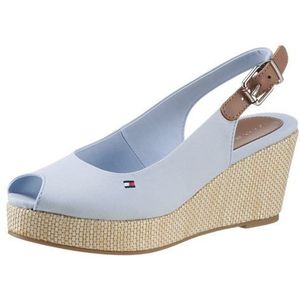 Tommy Hilfiger Sandaaltjes ICONIC ELBA SLING BACK WEDGE