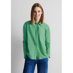 STREET ONE Blouse met lange mouwen met structuurpatroon