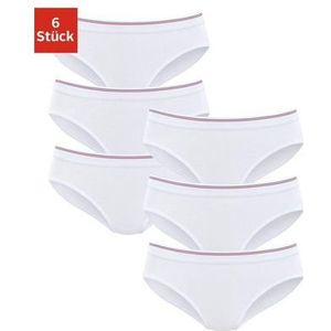 H.I.S Bikinibroekje elastische katoenkwaliteit (set, 6 stuks)