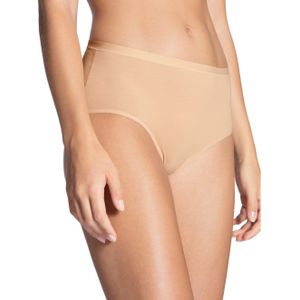 CALIDA High-waist-slip Natural Comfort met natuurlijke glans en gladde grip