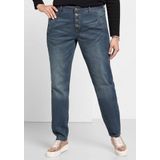 sheego Denim SHEEGO DENIM boyfriend stretchjeans met knoopsluiting