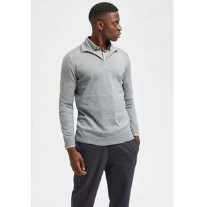 SELECTED HOMME Gebreide trui SLHBERG HALF ZIP CARDIGAN NOOS