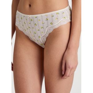CALIDA Slip Met gebloemde kant voor