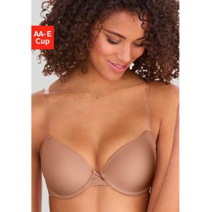 T-shirt BH - Nougat - Microtouch - Met Beugel - Licht Gewatteerd