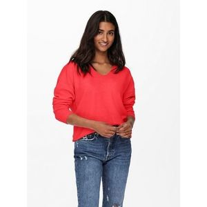 Only Trui met V-hals ONLRICA LIFE L/S V-NECK PULLO KNT NOOS