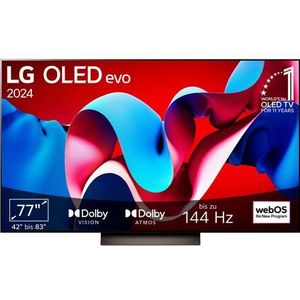 LG OLED-TV OLED77C47LA, 195 cm / 77", 4K Ultra HD, Smart TV