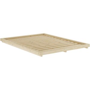 Karup Bedframe DOCK BED, futonbed, massief houten bed, bed zonder matras Bed met lattenbodem, van FSC gecertificeerd grenen, meerdere maten