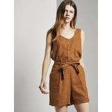 TOM TAILOR Denim jumpsuit »Ärmelloser Jumpsuit mit Gürtel«