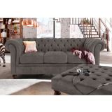 Premium collection by Home affaire Chesterfield-bank CHESTERFIELD met knoopsluiting, ook in leer