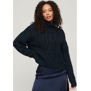 Superdry Gebreide trui VINTAGE HIGH NECK CABLE KNIT