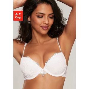 Lascana Push-up-bh met elegante kralendetails, sexy dessous