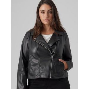 Vero Moda Curve Imitatieleren jack VMCBELLAANNA SHORT COATED JKT CUR NOOS