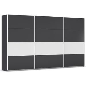 rauch Schuifdeurkast Kledingkast Kast Garderobe CORTONA inclusief indeling, 2 stoffen dozen en extra planken