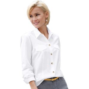 overhemd blouse dames wit