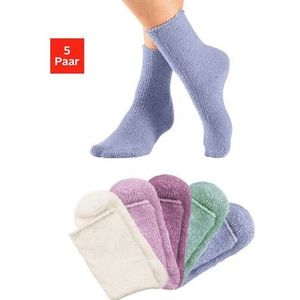 Lavana Wellness-sokken Bedsokken ideaal als bedsokken (set, 5 paar)