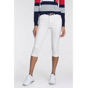 KangaROOS Capri jeans Capri-jeans met riem (set, Met een afneembare riem)