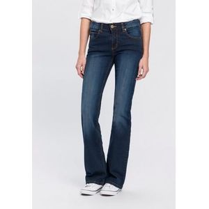 Arizona Bootcut jeans Svenja - band met opzij elastische inzet hoge taille, bootcut, met stretch, klassieke 5-pocket-stijl