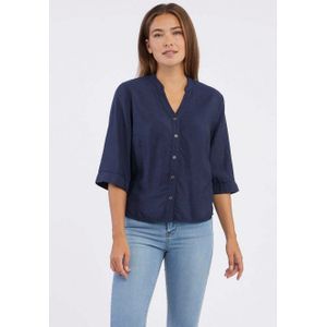 Ragwear Shirt met V-hals DALLYA met 3/4 mouwen in relaxte pasvorm