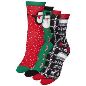 Vero Moda Sokken VMELF SOCKS GIFTBOX XMAS (set, 4 paar)