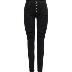 Only Skinny fit jeans ONLHUSH MID WAIST SK POC BIKER PIM DNM