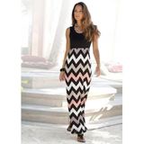 Lascana Maxi-jurk met zigzag motief, zomerjurk, strandjurk