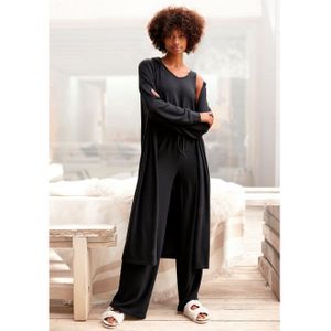 Lascana Lang vest van zacht breiwerk, loungewear
