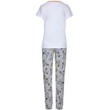 Peanuts Pyjama met snoopy- en woodstock-print (2-delig, 1 stuk)