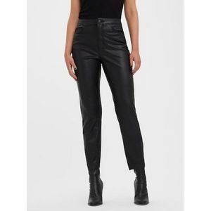 Vero Moda Imitatieleren broek VMBRENDA HR STRAIGHT PL ANK PANT NOOS