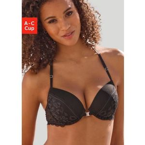 Vivance Push-up-bh met kant in kussende mond-look met halternek bandjes, lingerie