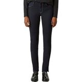 s.Oliver BLACK LABEL Skinny fit jeans met splitjes in voetzoom