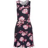 Beachtime Zomerjurk met bloemenprint, elastische jersey jurk, strandjurk