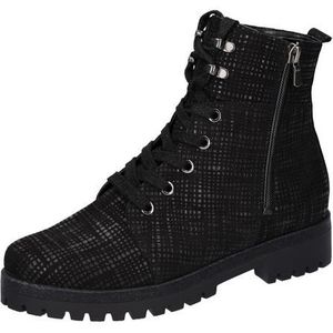 Waldläufer Veterlaarsjes Hanako lace-up boots, comfort boots, with two zippers, h-width