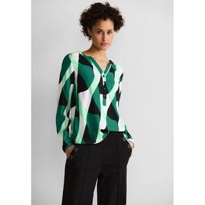 STREET ONE Blouse met lange mouwen met grafisch patroon