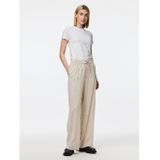 pieces Comfortbroek PCPIA HW WIDE PANTS WVN NOOS