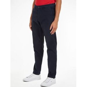 Tommy Hilfiger Chino CHELSEA GABARDINE GMD met logo borduursel op de achterzak