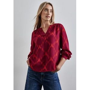 STREET ONE Blouse met lange mouwen in tuniek-stijl, met grafisch patroon