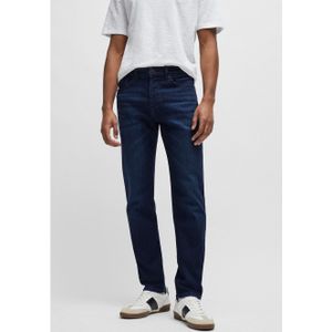Boss Menswear - Regular-Fit Jeans - Donkerblauw - Comfort-Stretch Denim