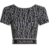 Calvin Klein Performance functioneel shirt »WO - AOP CROP T-SHIRT«