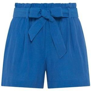 Lascana Short in paperbag-stijl, linnenmix, instapbroek, zomershort (Met een bindceintuur)