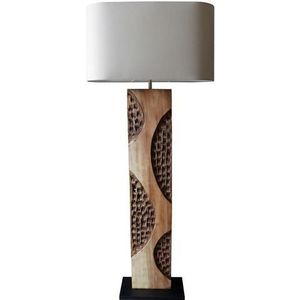 SalesFever Staande lamp Acacia met de hand gemaakt (1 stuk)