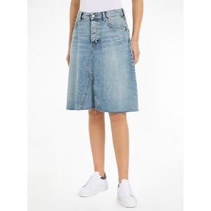 Tommy Hilfiger Jeans rok DNM RW RELAXED SKIRT MIO WRN