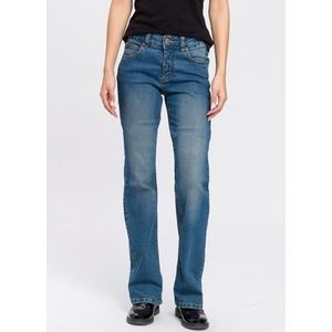 Arizona Bootcut jeans Svenja - band met opzij elastische inzet hoge taille, bootcut, met stretch, klassieke 5-pocket-stijl