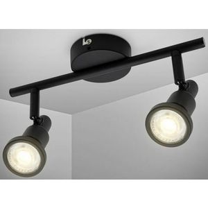 B.K.Licht Plafondspotje BK_DS1549 LED badkamer plafondlamp, incl. gloeilamp, warm wit licht (1 stuk)