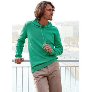 H.I.S Gebreide trui Met capuchon, regular fit Pullover met ronde hals, fijn breiwerk, katoenmix