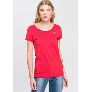 Arizona T-shirt Korte mouwen, figuurvolgend, basic-stijl, van katoenmix