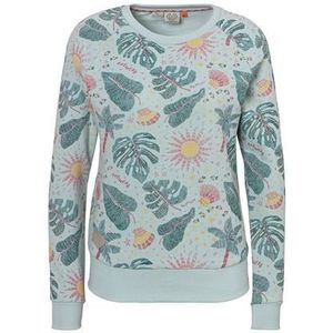 Ragwear Sweatshirt JOHANKA PRINT met zomerse all-over print